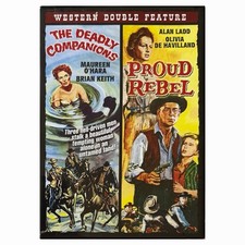 The Deadly Companions/Proud Rebel (DVD, Western Double Feature) - NEW SEALED picture