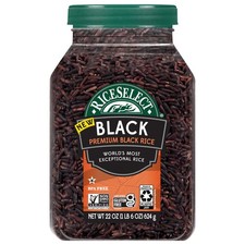 RiceSelect Premium Black Rice, Whole-Grain, Gluten-Free, Non-GMO, 22 Ounce  picture