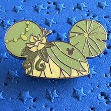 2025 Disney WDW Hidden Mickey Ear Hats Tiana Wave B Trading Pin picture
