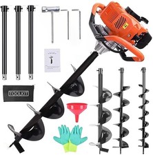 62CC 2-Stroke 7500RPM Gas Powered Earth Auger Digging Machine Post Hole Digger picture