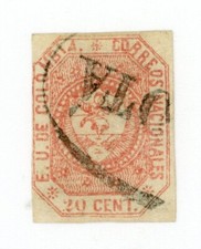 COLOMBIA SCOTT 20 YV  16 BOGOTA CANCEL SCARCE ISSUE 100 SOUND CV 750 G2U picture