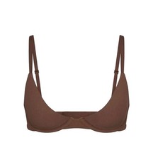 Skims Fits Everybody Scoop Plunge Bra - Jasper - NWOT - 34C picture