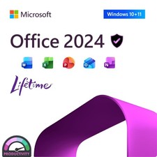Microsoft Office 2024 Lifetime License PC 1 Device Perpetual Physical Box picture