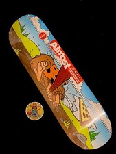 SUPER RARE Hanna Barbera Napping Caveman Chris Haslam Almost Skateboard Deck picture