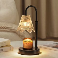 Black Metal Electronic Candle Holder Warmer Lamp picture