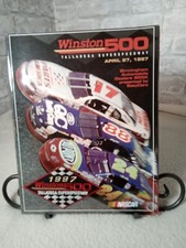 1997 Talladega Superspeedway Prog. 28th Winston Select 500 With Patch NASCAR  picture