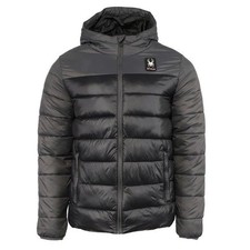 NEW Spyder Circuit Insulated Puffer Jacket Men's Small Polar Grey / Black puffer picture