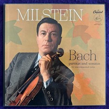 NM ~ NATHAN MILSTEIN Bach: Partitas & Sonatas 3LP Box Capitol PCR 8370 Mono 2ED picture