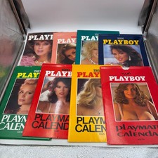 Vintage PLAYBOY PLAYMATE CALENDAR LOT OF 8 1980s 1976 picture