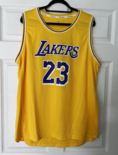 Fanatics Los Angeles Lakers LeBron James #23 NBA Jersey Yellow XL picture