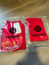 lululemon Women’s Red Polka Dot Yoga Leggings Pull-On Nylon Lycra Stretch 4 picture