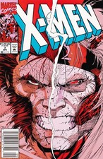 X-Men #7 Jim Lee Newsstand Cover Marvel Comics picture