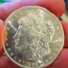 1881 S Morgan Silver Dollar $1 picture