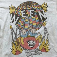 Remake Ween rock band White short sleeve T shirt Classic tee Vtg Reprint S-5XL picture