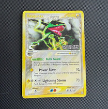 Pokemon TCG Rayquaza 13/113 EX Delta Species Reverse Holo Holo Rare Eng 2005 picture