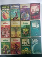Lot of 12 Robert A Heinlein Vintage Paperback Books Sci-Fi Signet Ace Berkley  picture