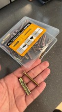 NEW 50PCS Cabinet Expansion Anchors & Screws Door Hinge Screw Hole Repair Kit picture
