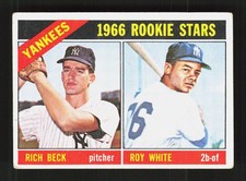 1966 Topps #234 Yankees 1966 Rookie Stars (Rich Beck / Roy White) picture