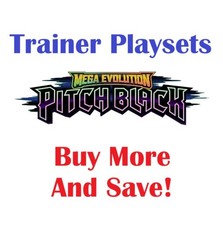 4x Pokemon TCG ME: Pitch Black Trainer Playset x4 NM picture
