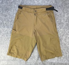 REI Co-op Link Men's 28 Mountain Bike Cycling Shorts Brown Belted Nylon Stretch picture