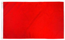 5' x 8', 5 x 8 Foot RED Solid Color Flag Blank Flag Super Polyester 100D, New. picture