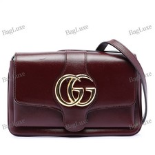 Gucci Small Leather Arli Crossbody Pre-Loved Bordeaux Bag picture