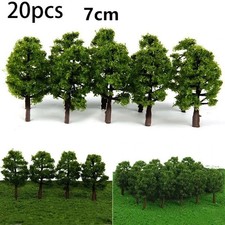 20Pcs 7cm HO OO Scale DIY Model Trees for Train Railroad Layout Diorama Wargame picture