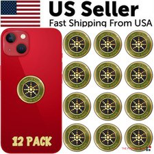 Quantum Anti Radiation Shield 5G EMF Protection - Phones Laptops - 12 Stickers picture