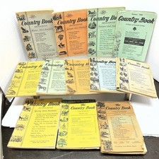 Set Of 12 Vintage Country Books And Magazines 1941, 1943, 1944, 1945, 1946 picture