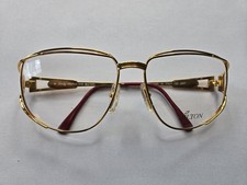 VINTAGE HILTON EYEWEAR LADY HILTON 004 995 24KT GOLD OPTICAL FRAME SZ 59-15-135 picture