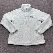 Patagonia Los Gatos Quarter Zip Fleece Pullover Light Blue Womens Large picture