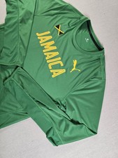 JAMAICA 2018/2019 TRAINING FOOTBALL SHIRT PUMA SIZE M ADULT Long Sleeve Soccer  picture