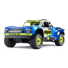 Arrma Mojave Grom MEGA 4WD 380 Brushed 1/16 Desert Truck Blue/White ARA2104T2 picture