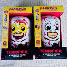 Poppowls - Terrifier / Art CLOWN - Collectible Popcorn Bucket Kits Lot Of 2 NEW picture