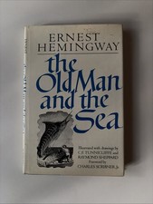 Ernest Hemingway The Old Man and the Sea 1980 Scribner's Illustrated 1st Thus HC picture