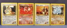 Pokemon TCG: Blaine’s Kangaskhan, Growlith, Tauros & Rhyhorn 36,62,64,65/132 picture
