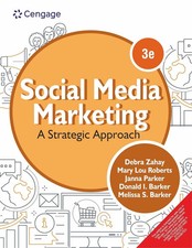 NEW:Social Media Marketing :A Strategic Approach by Mary Lou Roberts 3rd INTL ED picture