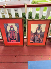 Vintage 1970s David Palladini Tarot Art Prints, Justice and Strength - $150 picture