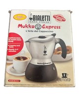 Bialetti Mukka Express 2 cups Cappuccino Maker Made In Italy. picture