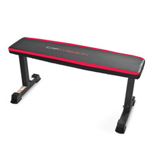 CAP Strength Deluxe Flat Fitness Weight Bench, Black picture