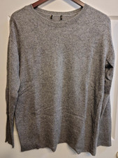 Charter Club 100% Cashmere Gray Crew Neck Sweater Womens Medium picture