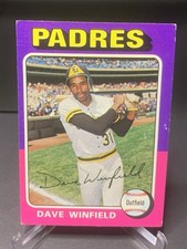 1975 Topps HOF Dave Winfield #61 San Diego Padres EX Vintage Set Break  picture