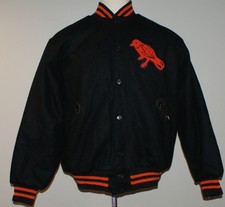 Ebbets Field Flannels Baltimore Orioles Wool Jacket XXL picture
