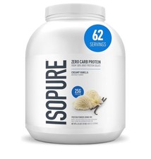 Isopure Whey Protein Isolate Creamy Vanilla Zero Carb Keto GF 4.5lb 🍨 FAST SHIP picture