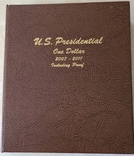 2007-2011 PDS PRESIDENTIAL DOLLAR IN PROOF DANSCO ALBUM#8184 COMPLETE 60 COIN picture