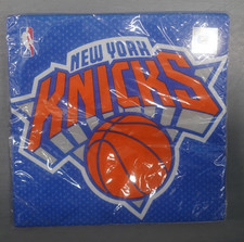 RARE OFFICIAL NEW YORK KNICKS NBA NAPKINS PACK OF 16 SEALED NEW picture