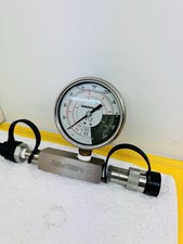 Enerpac GF-230P 30/20 Ton Gauge 0-10,000 PSI Glycerin Filled NEW w/ Manifold picture