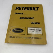 PETERBILT 282 352 TRUCK MAINTENANCE SERVICE SHOP REPAIR WORKSHOP MANUAL picture