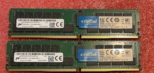New Micron Crucial 64GB ( 2 X 32GB ) DDR4 2666MHz ECC Memory Ram CT32G4RFD4266 picture