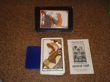 Vintage 1970 Aquarian Tarot Cards Complete Deck David Palladini Illus picture